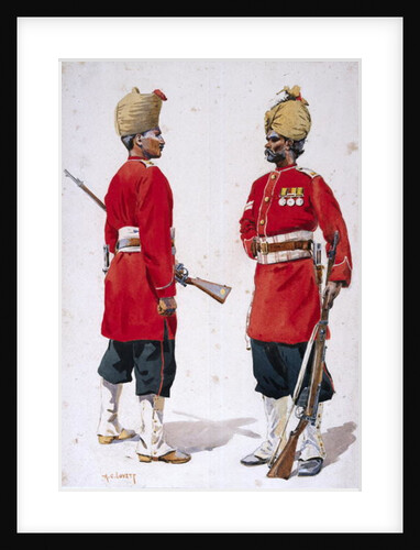 Soldiers of the 102nd King Edward's Own Grenadiers and the 101st Grenadiers by Alfred Crowdy Lovett