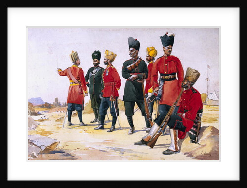 Soldier of the Rajputana Infantry by Alfred Crowdy Lovett