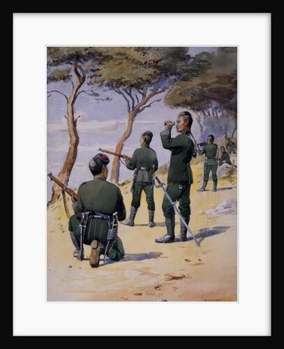 Soldiers of the 6th Gurkha Rifles by Alfred Crowdy Lovett