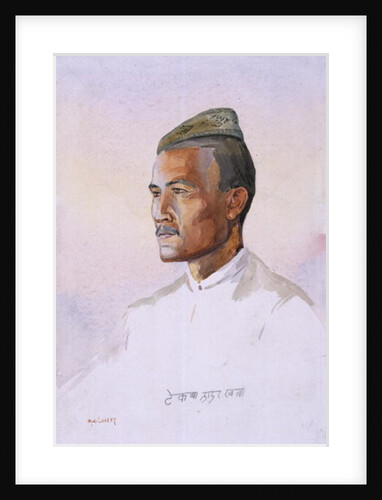 A Khas Gurkha, of the 9th Gurkha Rifles by Alfred Crowdy Lovett