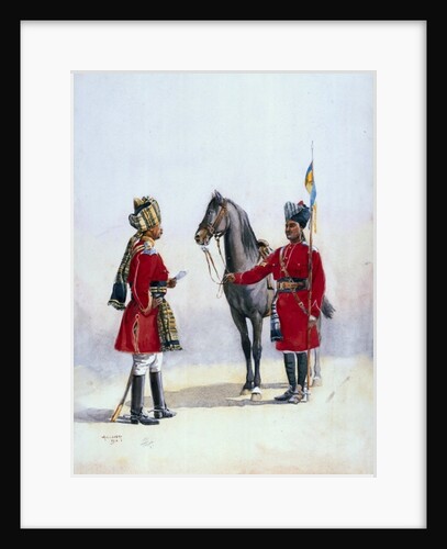 Alwar Lancers, Commandment and Chohan Rajput by Alfred Crowdy Lovett
