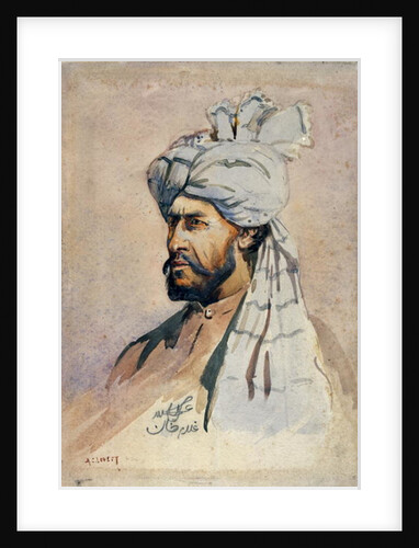 Soldier of the Kurram Militia, out of uniform by Alfred Crowdy Lovett