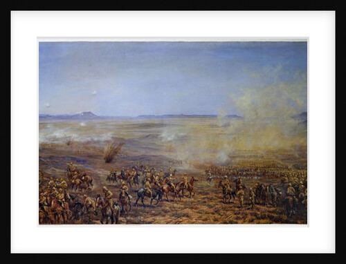 The Advance of French Cavalry Brigade to Relieve Kimberley, 13 February 1900 by Godfrey Douglas Giles