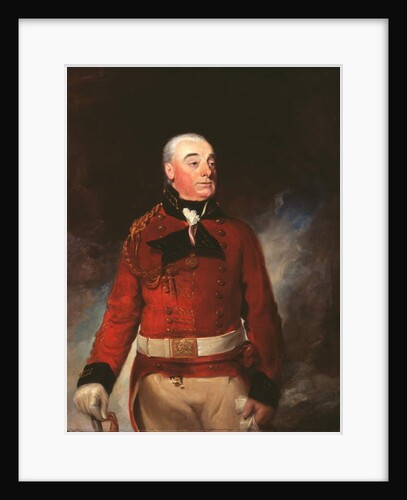 Lieutenant-General Thomas Scott, Army Staff, 1817 by William Nicholson