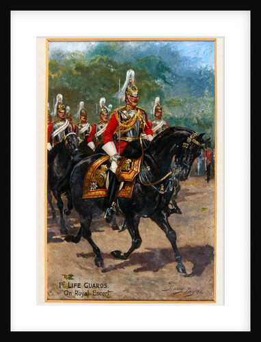 1st Life Guards, On Royal Escort, 1905 circa by Harry Payne