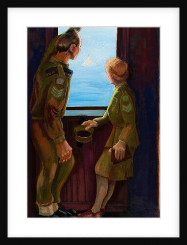 Holy Island from LNER, 1943 by Elizabeth Browning