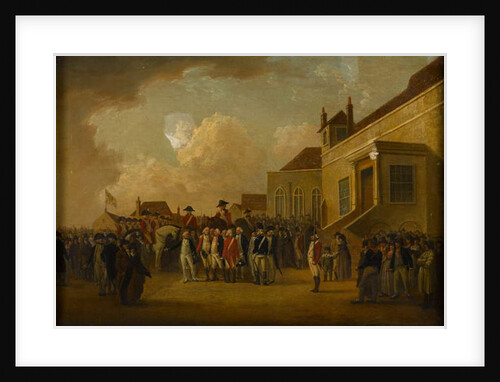 Frederick Augustus, Duke of York, reviewing troops in Flanders, 1794 circa by William Anderson