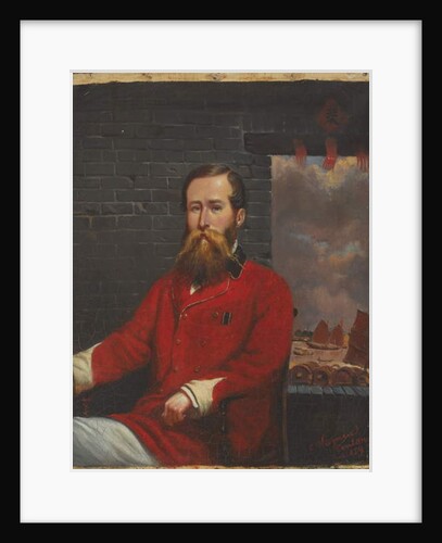 Captain Robert Coney Whiting, 70th Bengal Native Infantry, Canton, 1859 by Charles Wirgman
