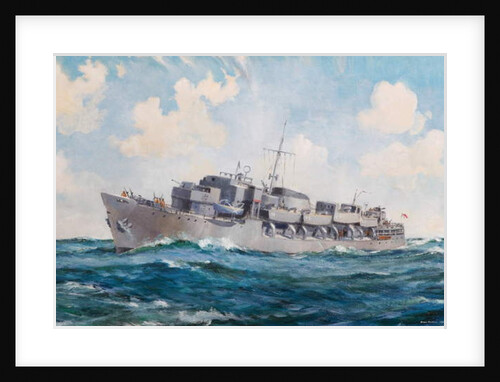 HMS Queen Emma, Commando assault ship, 1941 by Brian Joseph Mullen