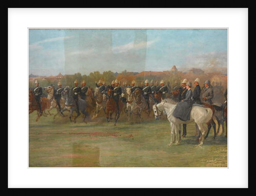 The Shanghai Volunteers at a Review, 1892 by John Charlton