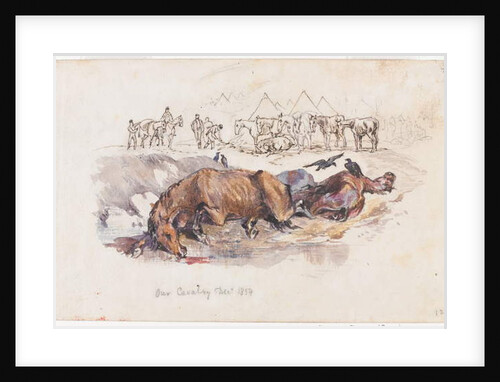 Our Cavalry, Dead Horses, 1854 by Henry John Wilkinson