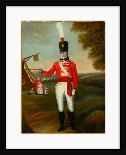 A senior NCO, 2nd Regiment of Foot, 1806 circa by Unknown Artist