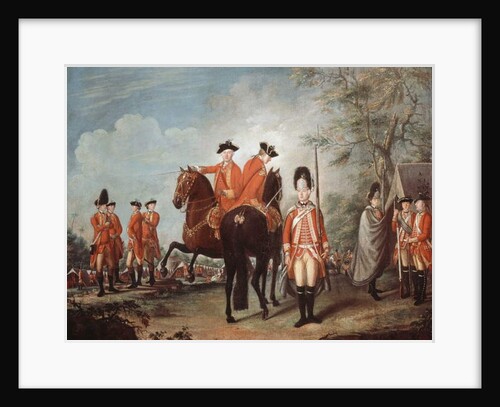 Two Horses of the Regiment, 25th Regiment of Foot, Menorca, c.1769 by Giuseppe Chiesa