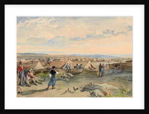Camp of the Fourth Division, 15 July 1855 by William 'Crimea' (after) Simpson