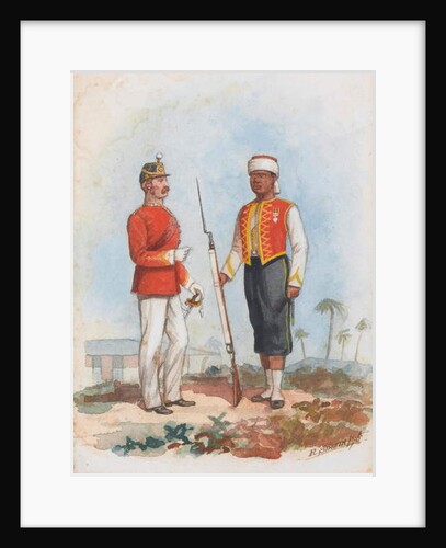 Infantry, West India Regiment, 1876 by Richard Simkin