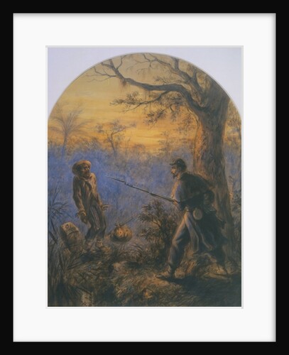 A Fleeing Slave by American School