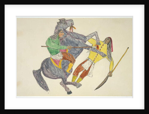 Attack on horseback by Frederick Gokliz