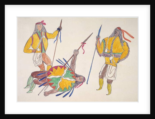 Two men with wounded man by Frederick Gokliz