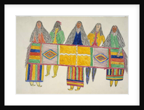 Group presents blanket by Frederick Gokliz