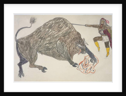 Bison hunt by Frederick Gokliz