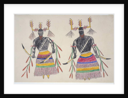 Two men in costume by Frederick Gokliz