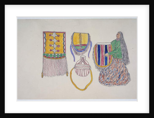 Woman with wares by Frederick Gokliz