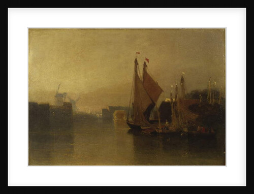 View from Yarmouth Bridge by John Sell Cotman