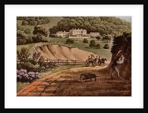 Detail of a View of Sherringham Bower, Norfolk: Abbot Upcher, c.1812 by Humphry Repton