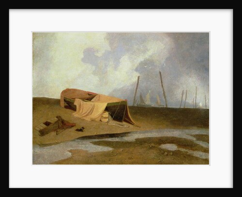 Boats on Greater Yarmouth Beach by John Sell Cotman
