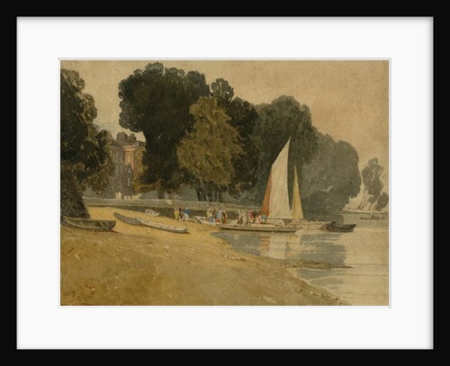 Cheyne Walk, London, c.1809-10 by John Sell Cotman