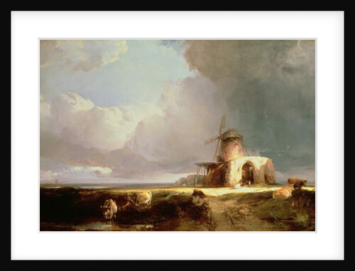Remains of St. Benedict's Abbey on the Norfolk Marshes, 1847 by Henry Bright
