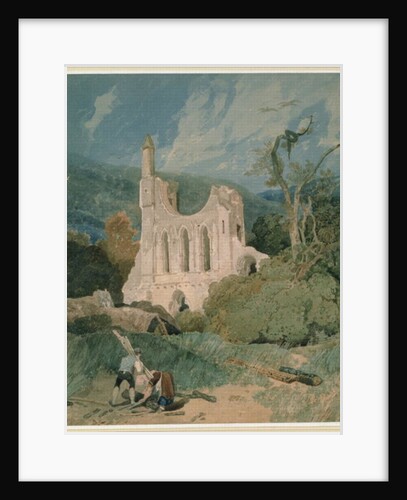Byland Abbey, Yorkshire, c.1809 by John Sell Cotman