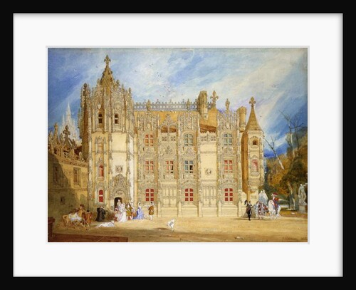 Abbatial House at the Abbey of St. Ouen at Rouen, 1826 by John Sell Cotman