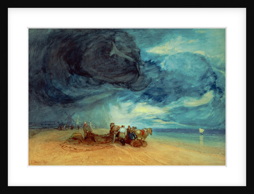 Storm on Yarmouth Beach, 1831 by John Sell Cotman