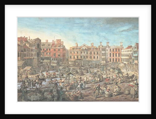 Norwich Market Place, 1799 by Robert Dighton