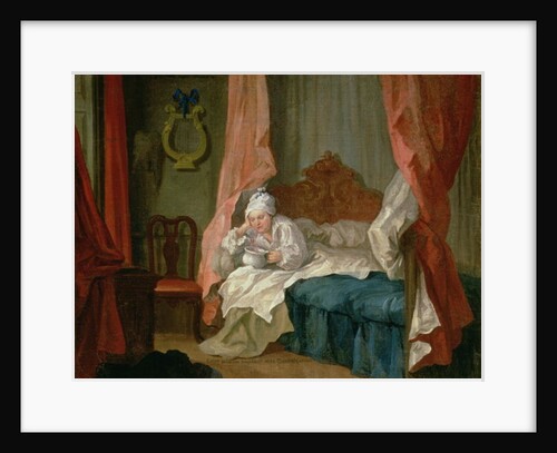 Francis Matthew Schutz in his Bed, c.1755-60 by William Hogarth