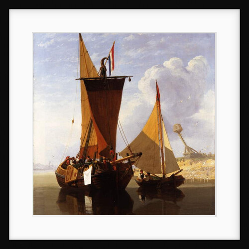 Boats on the Medway by Miles Edmund Cotman