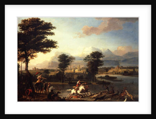 The Stag Hunt, c.1675 by Abraham Danielsz. Hondius