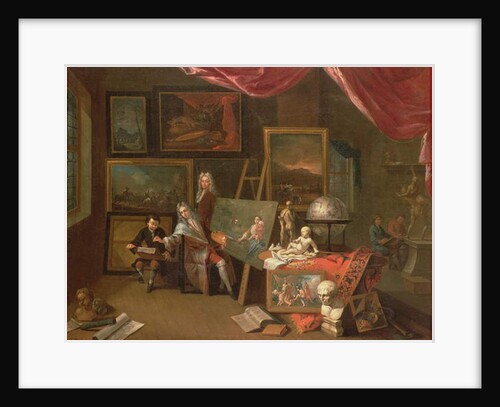 The Artist's Studio by Peter Tillemans
