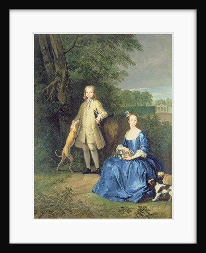Portrait of Master Edward and Miss Mary Macro, 1733 by Peter Tillemans