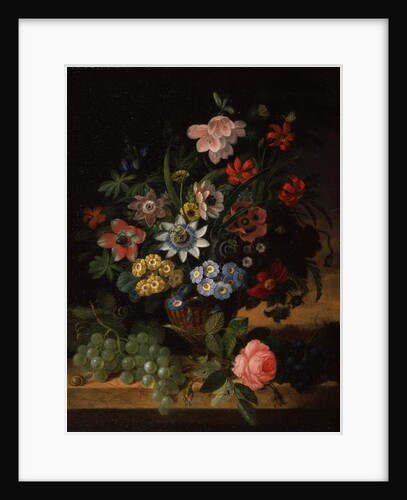 Flowers and Fruit, 1827 by James Sillett