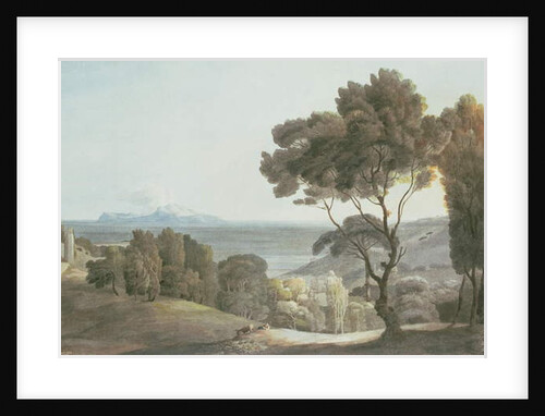 Italian Landscape, View of Capri, 1784 by Francis Towne