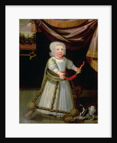Portrait of a Boy with a Coral Rattle, c.1650-60 by English School