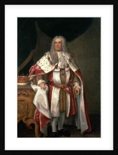 Portrait of Sir Robert Walpole Earl of Orford, 1743 by John Theodore Heins
