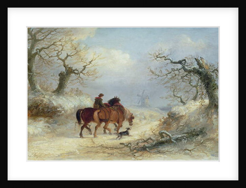 Crossing the Common - Scene near Ipswich by Thomas Smythe