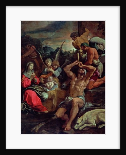 The Adoration of the Shepherds by Lorenzo Garbieri