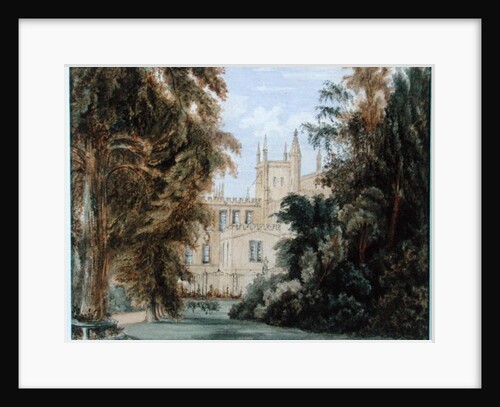 The Garden Quadrangle at New College, Oxford, 1877 by William Turner