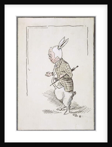 William Archibald Spooner as the White Rabbit by John Tenniel
