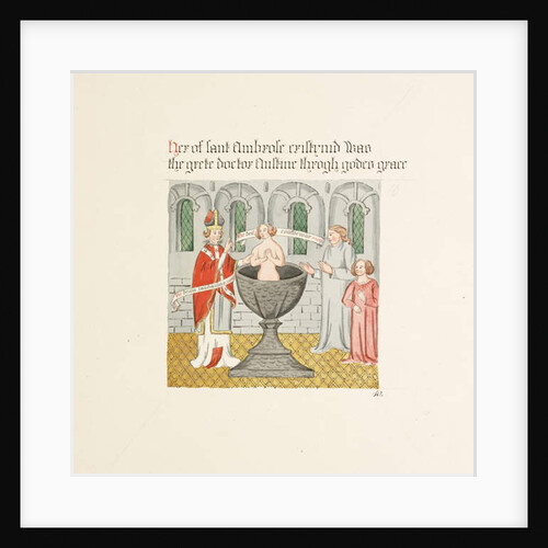 Ms. New Coll 380, f19r. The antiquities of the Cathedral Church of Saint Mary, Carlisle, drawn by Robert Carlile, 1795 by Robert Carlile