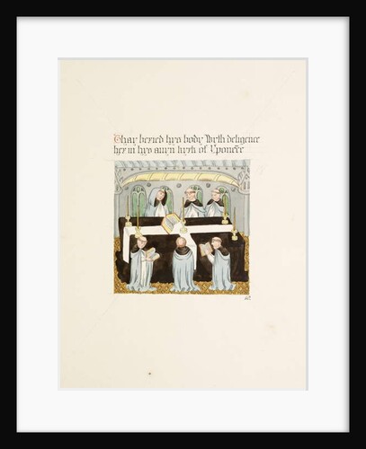 Ms. New Coll 380, f27r. The antiquities of the Cathedral Church of Saint Mary, Carlisle, drawn by Robert Carlile, 1795 by Robert Carlile